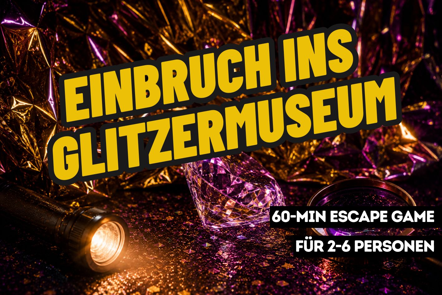 Einbruch ins Glitzermuseum